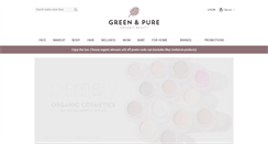 Desktop Screenshot of greenandpure.com